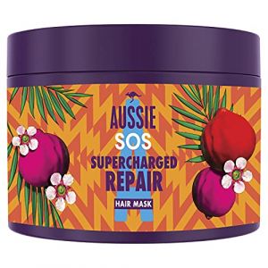 Aussie Masque Cheveux SOS Supercharged Repair Masque Capillaire Vegan Réparateur Surpuissant | Pour Cheveux Ayant Besoin D’Être Sauvés | Aux Superaliments Australiens |450 ml (At Rosso, neuf)
