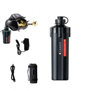 HJGHY Batterie de Moulinet de p&ecirc;che &eacute;lectrique 14,8 V 10 000 mAh 3 500 mAh 5 000 mAh 7 000 mAh, Batterie rempla&ccedil;able pour Moulinet de p&ecirc;che &eacute;lectrique 14,8 V pour la p&ecirc;che en mer,14.8v 7000mah (HHTSD-u, neuf)