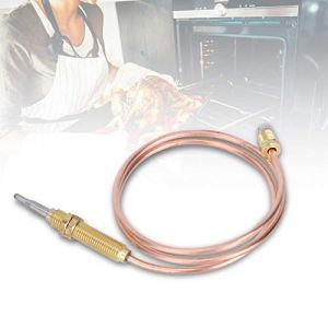 Remplacement de thermocouple M8, sonde de 600 mm de thermocouple de br&ucirc;leur &agrave; gaz de chauffage de barbecue de chemin&eacute;e, pour le chauffe-eau &agrave; gaz de chauffe-eau de four (Luccxx, neuf)