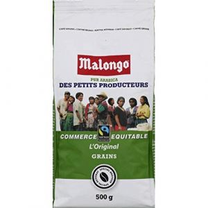 Malongo - Café En Grains Bio Commerce Équitable - 250G - Lot De 3 - Prix Du Lot - Livraison Rapide En France Métropolitaine (her metar, neuf)