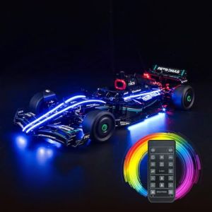 Kit d'éclairage LED avec télécommande pour Lego 42171 Mercedes-AMG F1 W14 E Performance (pas Lego), kit d'éclairage LED pour Lego Technic Mercedes-AMG F1 W14 E Performance Jouet créatif (BrickBling Lighting, neuf)