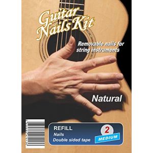 GNK Recharge naturelle (2 - moyenne). (GuitarNailsKit, neuf)