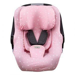 JYOKO KIDS Housse pour siège auto groupe 0 en coton compatible avec Concord Neo et Jane Koos (Pink Sparkles) (JYOKO, neuf)