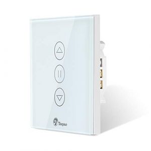 Interrupteur de volet roulant WiFi TEEKAR Smart Minuterie Compatible avec Alexa Echo et Google Assistant, Alexa Stores Interrupteur Horloge pour moteur de volet roulant (AOLVO Store001, neuf)