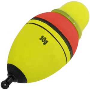 AERZETIX - C68868 - Flotteur Bouchon Lumineux 30 g Rouge et Vert pour pêcher carnassier brochet Sandre Silure Truite - Longueur 82 mm - diamètre 37 mm - Crochet Canne à pêche Poisson (Tuning, neuf)