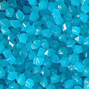 MOCNT 300 Pi&egrave;ces Pierre Lumineuse Galet Lumineux Cailloux Brillants dans Le Noir pav&eacute;s pour Maison Jardin Passerelle Aquarium Patio Pelouse D&eacute;coratives Bleu Profond 14x11mm (svipio, neuf)