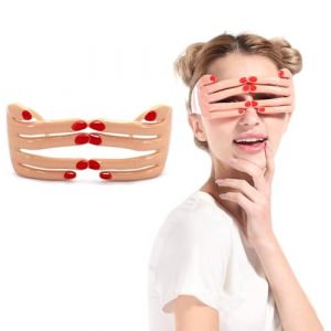 GGUFAY Party Lunettes Drôles à Doigts,Lunettes Drôles Créatives,Fantaisie Deguisement pour Accessoires de Fête,Lunettes De Soleil De Fête De Nouveauté,Lune Drôles pour Halloween et Fête Masquée (Rfervgauk, neuf)