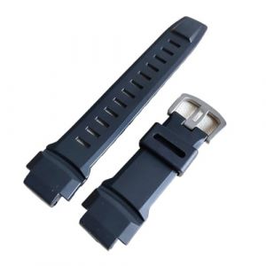 CAWEUER Bracelet de montre en r&eacute;sine compatible avec Casio PROTREK PRG-200/260/270/500/250/550 PRW-2500/5100//5000/2000/3500(S clasp-with cap) (SENkou, neuf)