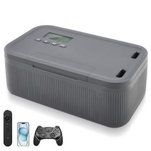 Coffre-Fort Sécurisé avec Minuterie, Boîte de Verrouillage de Téléphone avec Minuterie, Alcool ou Autres Tentations Indésirables, Prison pour Téléphone pour le Travail & les Enfants (Bleu gris) (YOUWEN LIMITED, neuf)