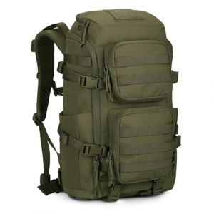 ROOT THREE Sac &agrave; dos Tactique Militaire 45L, Sac &agrave; Dos Etanche &agrave; Rangement Multifonctionnel avec Compartiment pour Ordinateur Portable 17", Sac a Dos de Trekking/Randonn&eacute;e (YanLiYan, neuf)