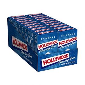 Chewing gum dragée menthol HOLLYWOOD 20 x 28 g (Speedyshop livraison rapide, neuf)