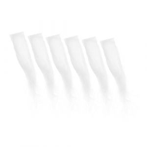 Ipetboom 3 Paires sourcils du père noël moustache d'enfants moustache pour les enfants fausse moustache enfant faux sourcils fausse barbe Tissus en peluche blanche (hikarish, neuf)