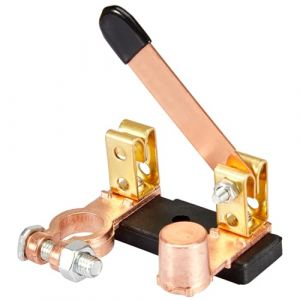 Gedlex Coupe Batterie Voiture12V 24V, Interrupteur de Batterie de Voiture en Cuivre pur, N&eacute;gative Coupe Circuit Batterie pour Voitures, Camions, Caravanes, Tracteurs, ATVs (Gedlex, neuf)