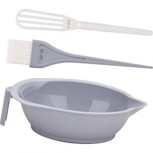 Kit de coloration pour cheveux - Bol de coloration - Fouet - Brosse - Outils de teinture pour cheveux - Bol de coloration pour cheveux - M&eacute;langeur de couleur pour salon de coiffure (zhenaimy, neuf)