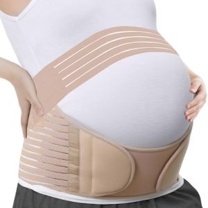 APKOL Ceinture De Grossesse Soutien Abdominal,Bande De Ventre De Maternit&eacute; Pour Grossesse Soulager La Douleur Dorsale Pelvienne,Bandes de soutien pelvien,Ceinture De Maintien Du Ventre,Teint,L (APKOL LLC, neuf)