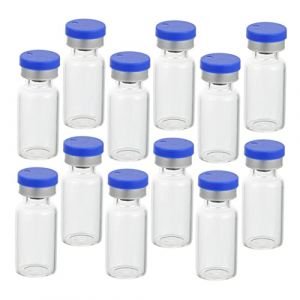 VICASKY Flacon en Verre 3Ml Lot de 50 Bouteilles Réutilisables pour Échantillons Flacons de Stockage Étanches pour Voyages Récipients Compacts en Verre Transparent (Micanties, neuf)