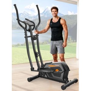 V&eacute;lo elliptique,3 en 1 v&eacute;lo elliptique avec16 Niveaux de r&eacute;sistance, &eacute;cran LCD, Porte-Bouteille,P&eacute;dale Antid&eacute;rapantem,capacit&eacute; de Charge de 287LBS,Stepper elliptique a&eacute;robique (Cowmew Fitness, neuf)