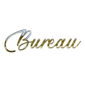 Plaque de Porte Maison - Toilettes, Salon, Chambre, Buanderie, Bain, Cuisine, Mot D&eacute;coratif Porte Autocollant 3D Plexi Noir Blanc Or Argent (Forum France, neuf)