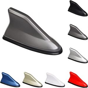 LVTFCO Antenne Voiture Antenne Requin pour Renault Clio 4 3 2 1 Sport Espace 4 2 5 Koleos Duster Clio Scenic, Puissante Am FM Radio Décorer en Forme D'aileron de Requin Accessoire Voiture,D (feixixianyunxianjiexinxikejiyouxiangongsi, neuf)