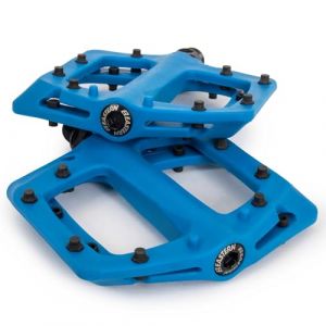 Pédales Eastern Nylon Linx 9/16 - Pédales Légères et à Haute Adhérence pour VTT & BMX avec Pins Métalliques Amovibles, Axe Chromoly pour BMX, VTT, Vélo de Route & Enfants - Bleu (Eastern Bikes, neuf)