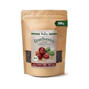 Biojoy Cranberry s&eacute;ch&eacute;e BIO (500 g), Cranberries sucr&eacute;es au Concentr&eacute; de Jus de Pomme (Biojoy, neuf)