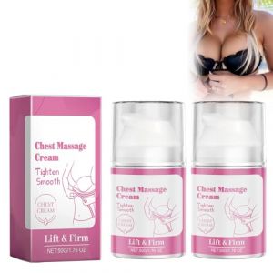2PC Crème Nourrissante Seins Crème, Crème Nourrissante Seins Crème, Crème pour le lifting du buste, Pour l'Élargissement Des Seins Boobs Plump Augmente La Fermeté Des Seins 50g breast enlargement-4 (LGH-EU, neuf)