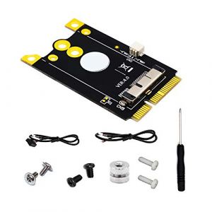 Knadgbft Carte adaptateur convertisseur Mini PCIe (MPCIe) 12 + 6 broches vers Mini PCI-E pour Broadcom BCM94360CD (keqinshuo, neuf)