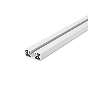 Profil&eacute; en aluminium 40 x 16E - Type I - Rainure 8 (ultra l&eacute;g&egrave;re) - Argent anodis&eacute; - Profil en aluminium 40 x 16 - 40 x 16 - Syst&egrave;me de montage 130 mm (dold-mechatronik, neuf)