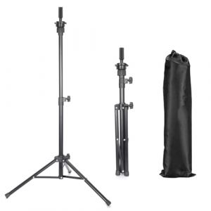 Davinona Support de perruque avec support de t&ecirc;te de mannequin - R&eacute;glage de la hauteur du tr&eacute;pied (90 &agrave; 120 cm) - Pour t&ecirc;te de mannequin, t&ecirc;te de mannequin, t&ecirc;te de mannequin, t&ecirc;te en mousse de toile (BaSha, neuf)
