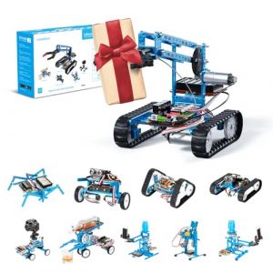 Makeblock mBot Ultimate Robot Programmable à Construire 10 en 1, Jouet STEM, 160+ pièces et Modules Mécaniques, Carte mère MegaPi, Robot Télécommandé Compatible avec Programmation Arduino et Scratch (Makeblock FR, neuf)