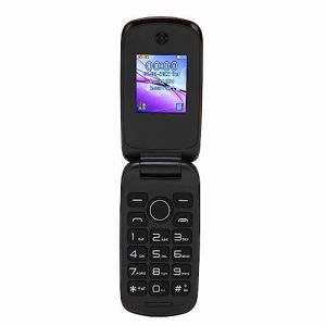 T&eacute;l&eacute;phone &agrave; Clapet pour Seniors, d&eacute;bloqu&eacute;, T&eacute;l&eacute;phone Double SIM 3G LTE avec Gros Boutons, Haut-Parleur Puissant, Gros Boutons et Lumi&egrave;res LED, Fonction SOS, Long (Prise UE) (Byged, neuf)