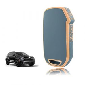 TOOMUME Coque Clé TPU, Etui Clé Étui Clé Adapté pour Kia Sportage Ceed XCeed Proceed Sorento Tonic NIRO Rio Stinger Seltos Soul K3 K5 K8, Couvre Clef Cache Cle Voiture Telécommande - Smart Key (TOOMUME, neuf)