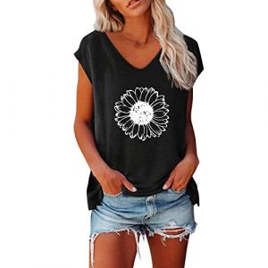 Blouse Femme, Tee Shirt Manche Longue Femme, Haut soirée, Top Paillettes Femme soirée, Tee Shirt Femme Long Ample, Top Manches à Sequins doré Or, Chemise Blanche, Top Chic et élégant, Haut soirée (wumingzhibei, neuf)