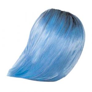 DEARMAMY 1Pc Bleu Cheveux Courts Ensemble Perruque Cheveux Perruque U Part Perruque Lace Front Perruque Bleu Bob Perruque Postiche Coiffe Femme Perruque Courte Accessoires Cheveux Femme (Liiane, neuf)