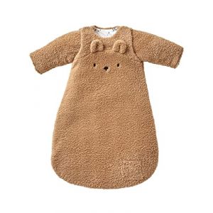 VERTBAUDET Gigoteuse Manches Amovibles Ours Green Forest Oeko-Tex® Beige foncé 18/36M (VERTBAUDET, neuf)