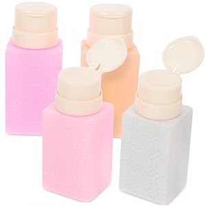 WRITWAA Bouteilles Vides 230 Ml Bouteilles à Pompe pour Dissolvant de Vernis à Distributeurs de Liquide à Pression Distributeur à Pompe Rechargeable pour Dissolvant de Vernis à (Saieli, neuf)