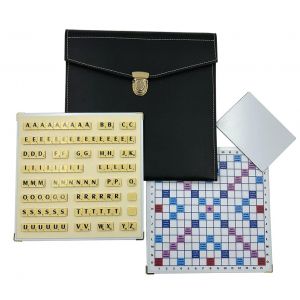 LA BOUTIQUE DU SCRABBLEUR Jeu de Scrabble de Voyage magn&eacute;tique Pochette Maroquinerie Officiel de la f&eacute;d&eacute;ration fran&ccedil;aise de Scrabble Duplicate Made in France id&eacute;al pour Les scrabbleurs de la Famille (La boutique du Scrabbleur, neuf)