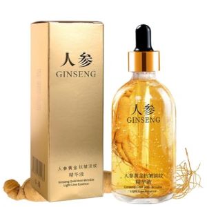 Anti Rides Puissant Immediat,Serum Visage De Ginseng,Huile Visagè,Serum Hydratant Visage Anti-Ridès Immédiat,Sérum Anti Ridés,Ginseng Polypeptide Anti-Ageing Essence,Combleur De Rides Immèdiat (1) (FEIBAO&-Wu, neuf)