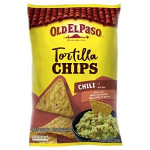 OLD EL PASO - Chips Crunchy Chili 185G - Lot De 4 - Offre Special (Les Trois Mousquetaires, neuf)
