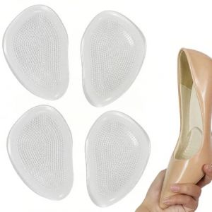 2 Paires Demi Semelles Coussinet, Semelles Coussinet Plantaires, demi semelle silicone avant pied pour Les Femmes Porter Les Chaussures &agrave; Talons Hauts(transparent) (UAB WSVLKE LT, neuf)