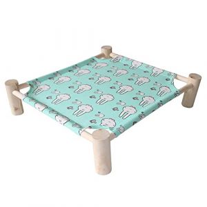 ETOPARS Lit Marche pour Animaux de Compagnie, Chenil D'été Lit pour Chien, Tapis de Chat en Bois Lavable Quatre Saisons Disponibles, Lit de Marche pour Chien Nid de Chat (FUNAT-EU, neuf)