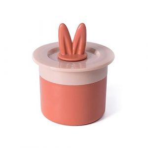 siduytin Nettoyage du visage douche faciale bulle mousseur manuel pressage barboteur moussant tasse en plastique mousse fabricant bouteille ménage, Orange et rose (quoality, neuf)