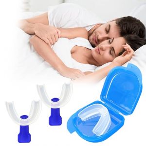KASURE Gouttiere Dentaire 2 Articles,Améliorer Bruxisme,Gouttiere Dentaire Bruxisme,Peut Anti Ronflement,Idéal Pour Protéger Les Dents Et Prévenir Le Grincement Des Dents Et Le Ronflement (Kuidii, neuf)