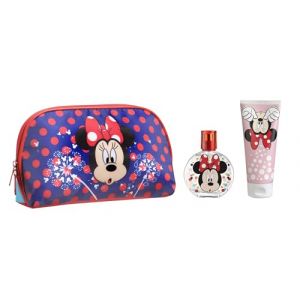 Trousse de toilette Disney Minnie Mouse pour enfants, comprend une eau de toilette (50 ml) et un gel douche (100 ml), v&eacute;g&eacute;talien et test&eacute; dermatologiquement pour No&euml;l, un anniversaire ou pour le (BCPstore, neuf)