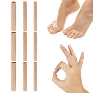 9 Pi&egrave;ces Protection Orteil, 15 cm Protege Orteil Silicone avec 3 Tailles, Pansement Orteil D&eacute;coupable, Prot&egrave;ge Orteil Soft pour Enlever Les Cors, Traitement de l'hallux Valgus, Callosit&eacute;s (Xiongyizz, neuf)
