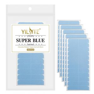 YILITE Bande D'Extension De Cheveux 60pcs Adh&eacute;Sifs Double Face Pour Extensions De Cheveux Humains 4 Cm X 0.8 Cm Ruban Adh&eacute;Sif Adh&eacute;Sif Pour Le Remplacement De Trame De Cheveux （ 60pcs / 10g ） (YILITE, neuf)
