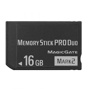 Memeory Stick Pro Duo Carte mémoire PSP haute vitesse compatible avec appareil photo Sony PSP1000 2000 3000 16 Go (EDZASV, neuf)