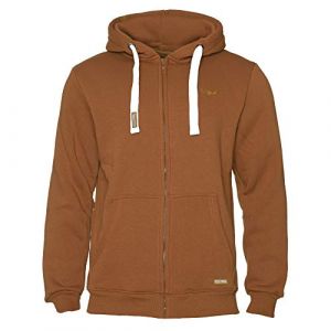 ROCK-IT Apparel Veste &agrave; Capuche Premium pour Hommes [S-5XL] Sweat-Shirt &agrave; Capuche Manches Longues - Parfaite pour l'automne et l'hiver-Capuche avec Cordon de Serrage Brun Rouille S (Triton Style - Merchandising, neuf)