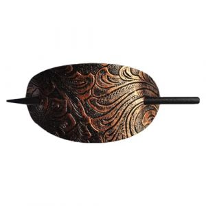 Clip &Agrave; Cheveux Avec B&acirc;ton - X Barrette De Cheveux En Cuir Avec B&acirc;ton | Faux En Cuir Coiffes Barrettes B&acirc;ton Clipt, Cheveux Barrettes B&acirc;ton Clipt Coie Hair Stick Ponde Ponde &Eacute;pingle Pour Femmes Hair Lo (ruixiake, neuf)