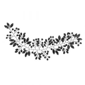 PartyKindom Accessoire Cheveux Mari&eacute;e Floral &Eacute;l&eacute;gant T&ecirc;te Rhinestone Flexible pour Mariage et C&eacute;r&eacute;monie D&eacute;coration Future Mari&eacute;e Sophistiqu&eacute;e et Scintillante (Brushira, neuf)